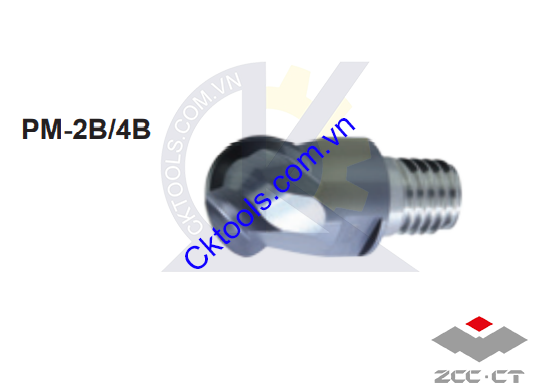 Lưỡi dao phay  ZCCCT  dòng   Q12-PM-2B-D20.0 , Q12-PM-4B-D20.0  ,  Dao phay hợp kim   ZCC.CT  Q12-PM-2B-D20.0 , Q12-PM-4B-D20.0 
