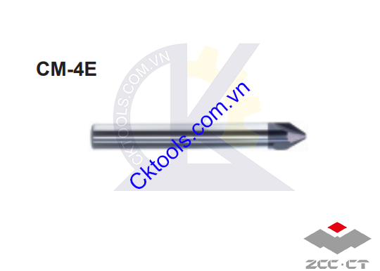 Dao phay  ZCCCT  dòng   CM-4E-D6.0-B120 ,   CM-4E-D8.0-B120 ,  Dao phay hợp kim   ZCC.CT  CM-4E-D6.0-B120 ,   CM-4E-D8.0-B120