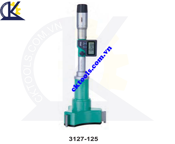  Panme đo lỗ   INSIZE   3127-125  ,   DIGITAL TWO POINTS/THREE POINTS INTERNAL  MICROMETERS    3127-125
