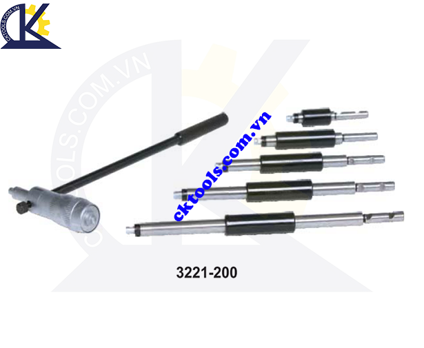  Panme đo trong  dạng ống  INSIZE 3221-200 ,   TUBULAR INSIDE  MICROMETERS  3221-200