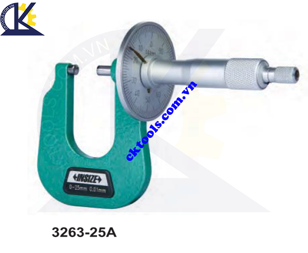 Panme cơ khí   INSIZE  3263-25A , SHEET METAL  MICROMETERS  3263-25A