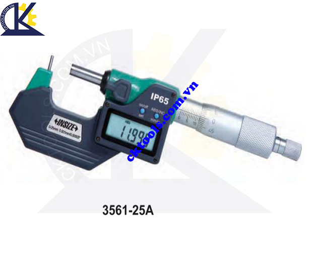 Panme  điện tử  INSIZE  3561-25A  ,  DIGITAL CYLINDRICAL ANVIL TUBE  MICROMETERS   3561-25A
