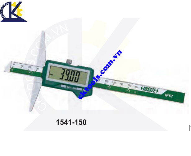 Thước đo sâu điện tử  INSIZE  1541-150  ,  IP67 WATERPROOF DIGITAL DEPTH GAGES    1541-150