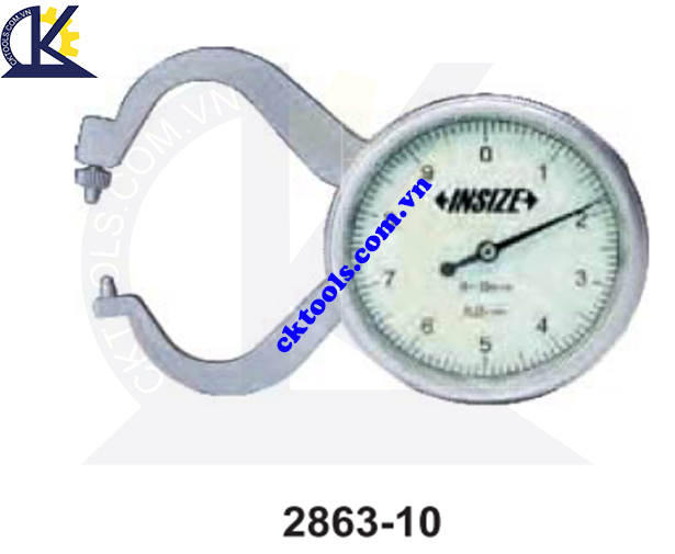  Đồng hồ đo độ dày  INSIZE  2863-10  ,    THICKNESS GAGE  2863-10