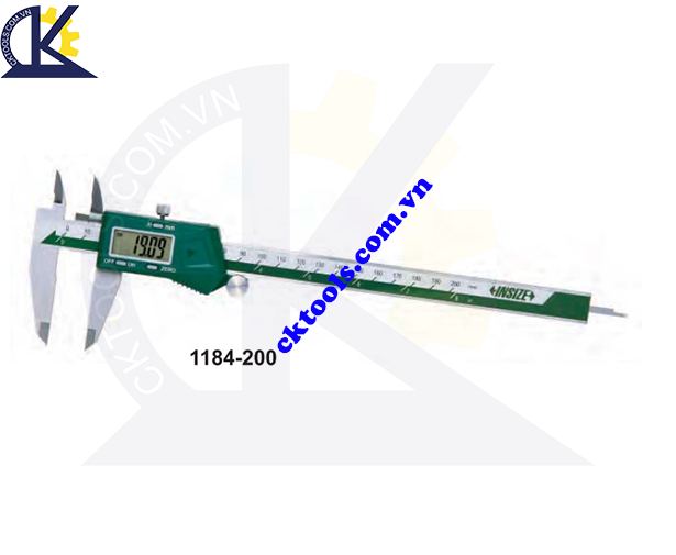 Thước kẹp điện tử  INSIZE  1184-200,  DIGITAL  CALIPERS  WITH ONE DIRECTION UPPER  JAWS 1184-200
