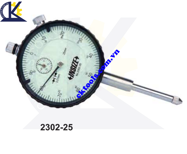  Đồng hồ so  INSIZE   2302-25  ,   DIAL  INDICATORS (LONG STROKE , BASIC TYPE  )   2302-25