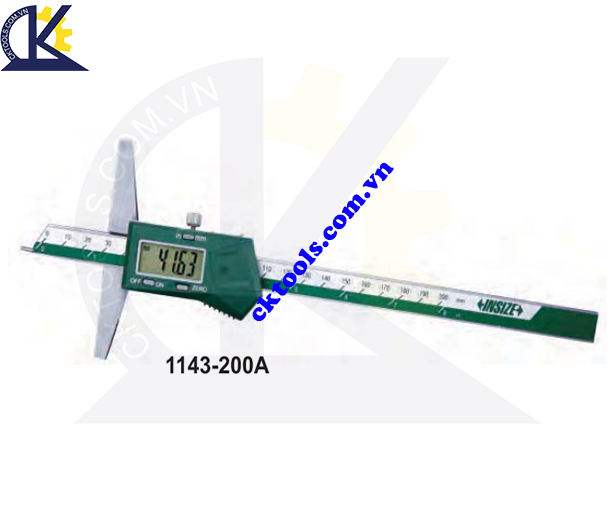 Thước đo sâu điện tử  INSIZE  1143-200A ,   DIGITAL  POINT DEPTH GAGES   1143-200A 