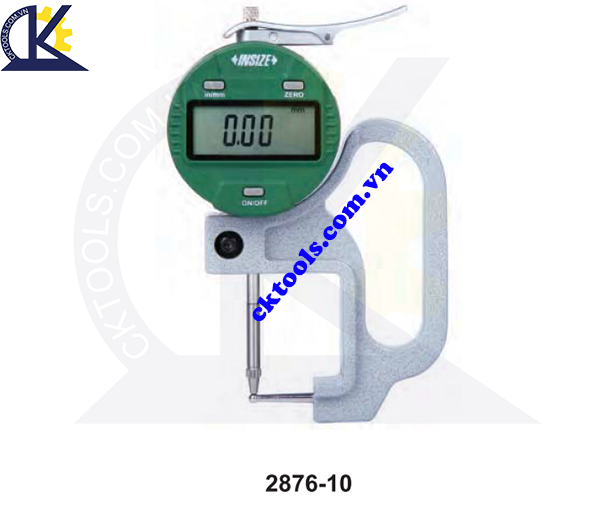  Đồng hồ đo độ dày  INSIZE   2876-10 ,  DIGITAL  TUBE  THICKNESS GAGE  2876-10