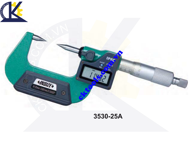 Panme  điện tử  INSIZE  3530-25A  ,  DIGITAL POINT  MICROMETERS   3530-25A