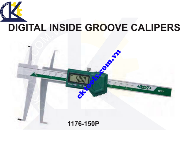 Thước kẹp điện tử đo rãnh INSIZE  1176-150P  ,  DIGITAL INSIDE GROOVE  CALIPERS   1176-150P