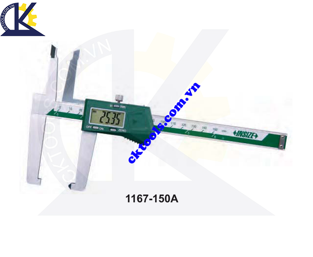 Thước kẹp điện tử  INSIZE  1167-150A  ,  DIGITAL DISK BRAKE  AND PAD CALIPERS  1167-150A 
