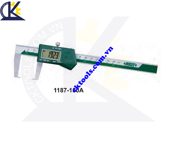 Thước kẹp điện tử đo rãnh INSIZE  1187-150A  ,  DIGITAL  OUTSIDE NECK CALIPERS   1187-150A