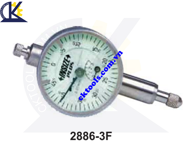  Đồng hồ so  INSIZE    2886-3F  ,  COMPACT   DIAL  INDICATOR   2886-3F