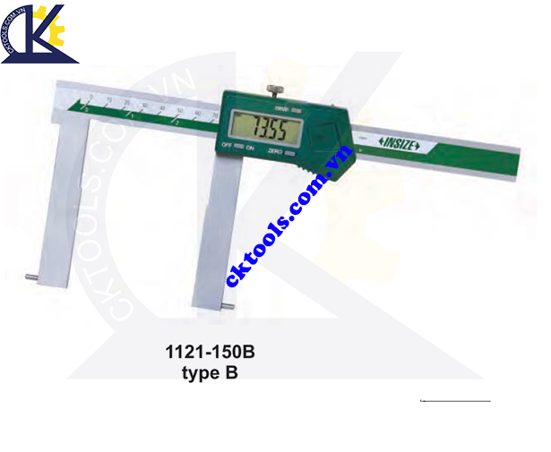 Thước điện tử đo rãnh INSIZE  1121-150B  ,  DIGITAL INSIDE POINT CALIPERS    1121-150B