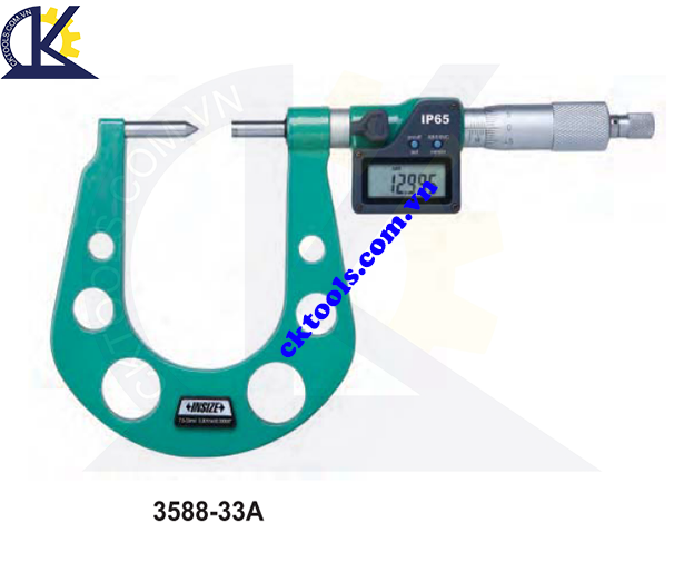 Panme  điện tử  INSIZE  3588-33A ,  DIGITAL DISK BRAKE  MICROMETERS   3588-33A