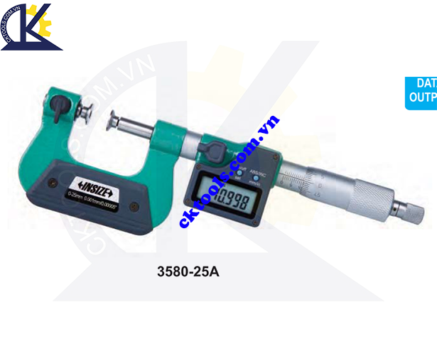 Panme điện tử  INSIZE  3580-25A , DIGITAL UNIVERSAL  MICROMETERS  3580-25A