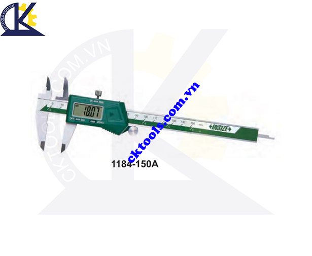 Thước kẹp điện tử  INSIZE  1184-150A  ,  DIGITAL  CALIPERS  WITH ONE DIRECTION UPPER  JAWS 1184-150A